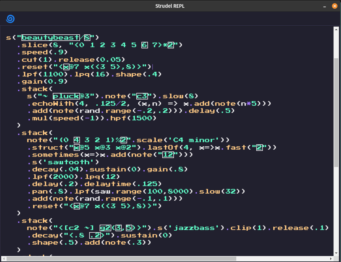 Strudel on Linux